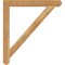 Ekena Millwork Traditional Craftsman Rough Sawn Bracket, Western Red Cedar, 4"W x 38"D x 42"H BKT04X38X42TRA04RWR - alternate 2